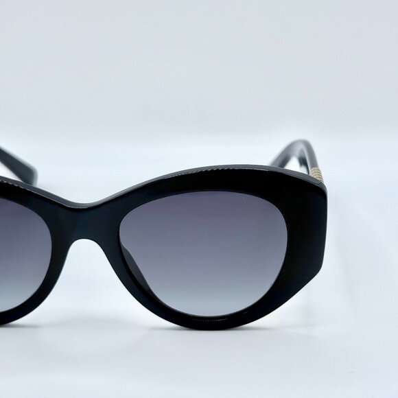 BVLGARI Tubogas BV400501 01B — Luxury Designer Sunglasses — Black/Gold